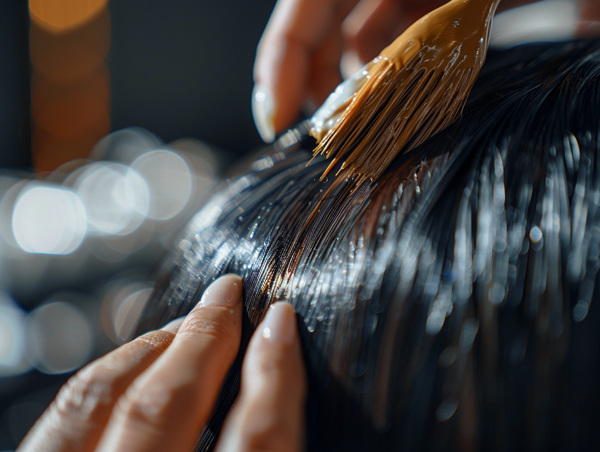 cheveux noirs