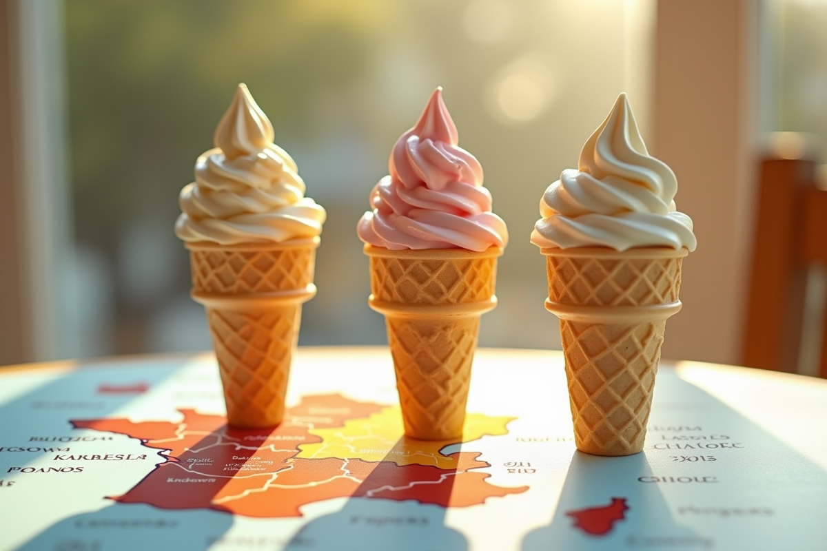 glace région
