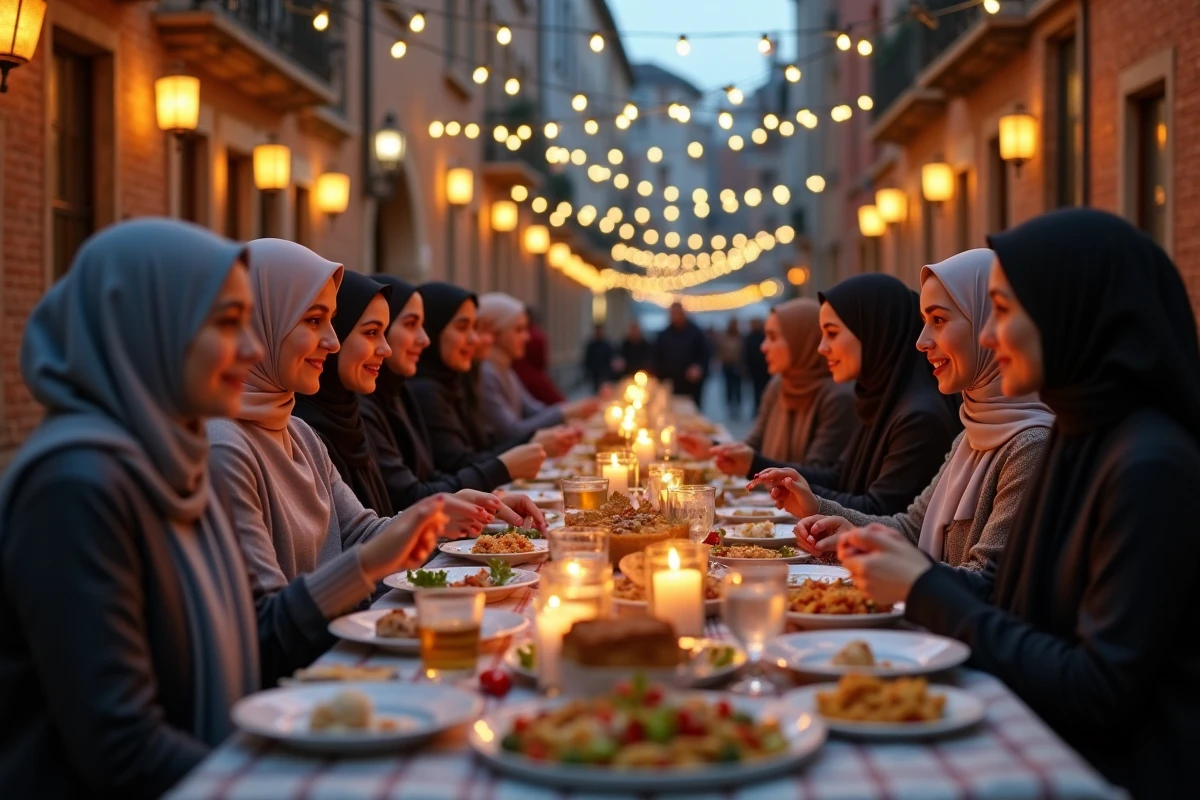 Groupe de jeunes lors d