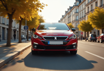 Peugeot 308 GTI en conduite urbaine en France