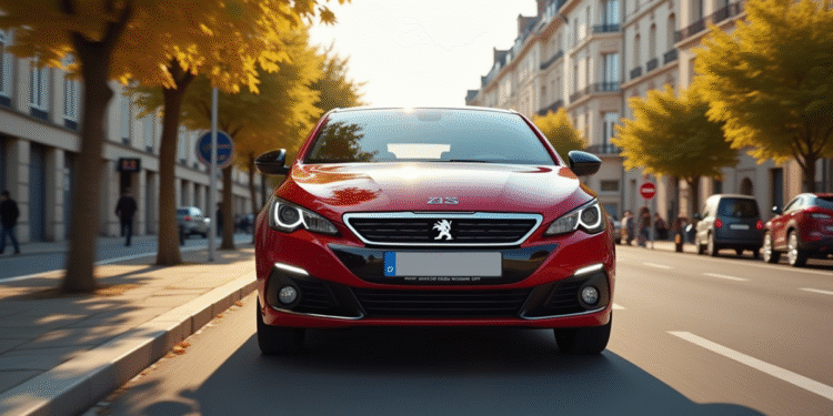 Peugeot 308 GTI en conduite urbaine en France