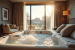 Suite luxueuse en Normandie avec jacuzzi privé et grande fenetre